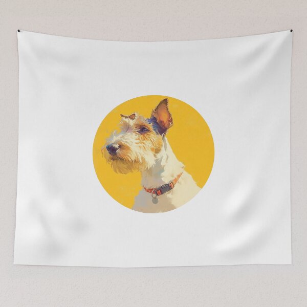 Item preview, Cute Wire Fox Terrier designed and sold by SMARTKIT  DESIGNAGENCY.