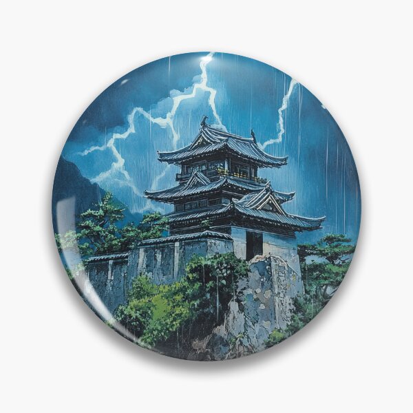 Item preview, A japanese Castle on small rocky island  designed and sold by obstinator.
