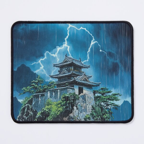 Item preview, A japanese Castle on small rocky island  designed and sold by obstinator.