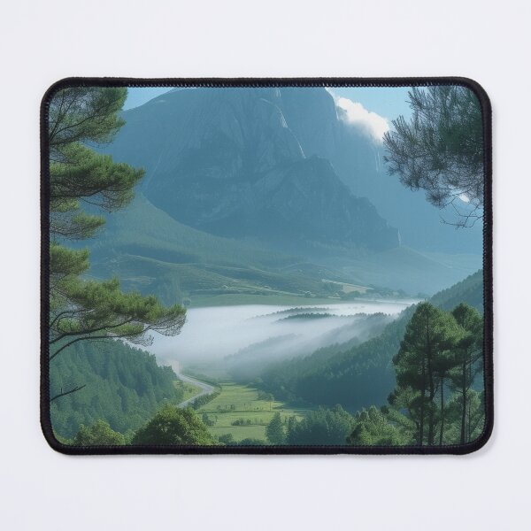 Item preview, Mountain Peaks and Forested Valleys Art designed and sold by Piotrek0001.
