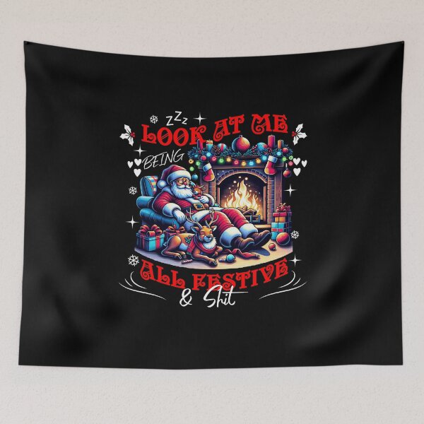 Item preview, Look At Me Being All Festive And Shit designed and sold by ANNINOART ⭐⭐⭐⭐⭐.