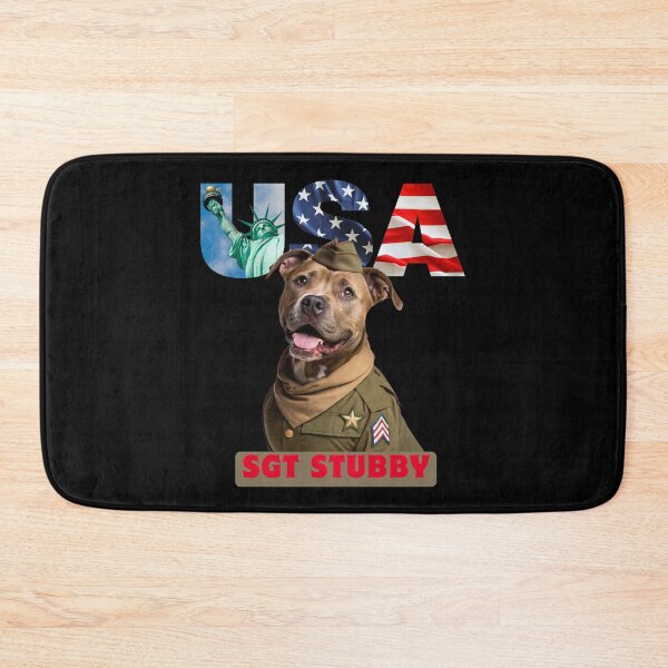 Item preview, Sgt. Stubby American Flag | Patriotic Dog designed and sold by Colorful-Garden.