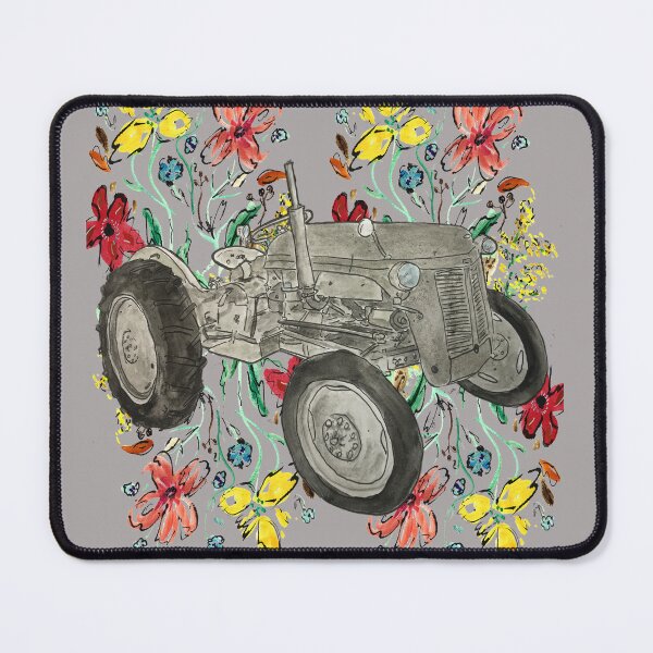 Item preview, Cute Retro Delightful Fergy tractor. with flowers designed and sold by iancoppack.