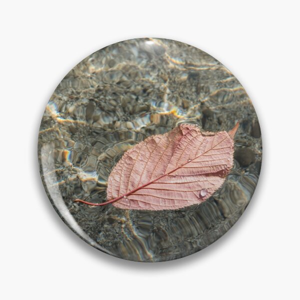 Item preview, Autumnal Bijou - Pale Pink Leaf Underpart with Water Droplets designed and sold by Georgia Mizuleva.