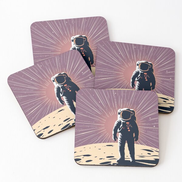 Item preview, Astronout on the Moon Sticker designed and sold by ArtQueen777.
