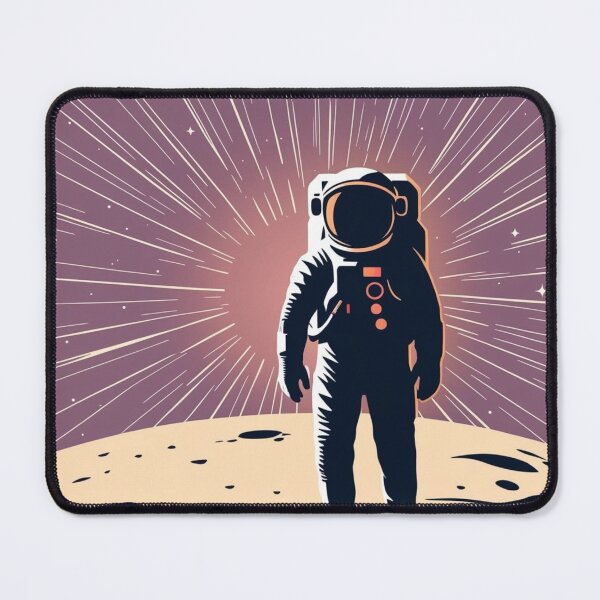 Item preview, Astronout on the Moon Sticker designed and sold by ArtQueen777.