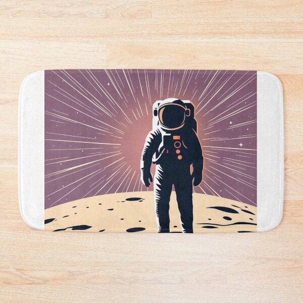 Item preview, Astronout on the Moon Sticker designed and sold by ArtQueen777.