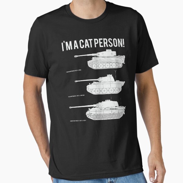 Vista previa del artículo con la obra «¡Soy una persona a la que le gustan los gatos!», diseñado y vendido por FAawRay.