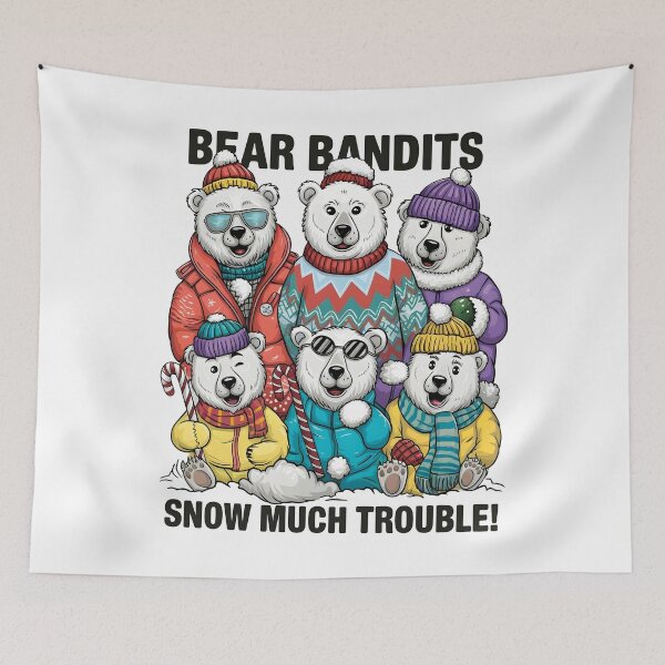 Item preview, Polar Bears Bandits of the North Winter  designed and sold by al21ex.