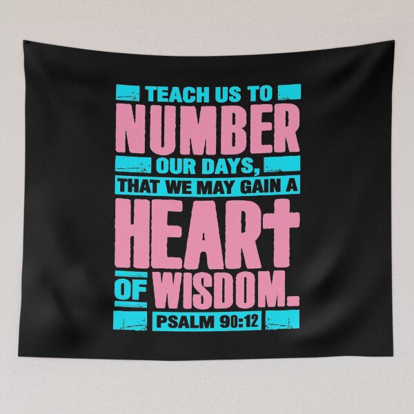 Item preview, Psalm 90:12 Teach Us To Number Our Days designed and sold by plushism.