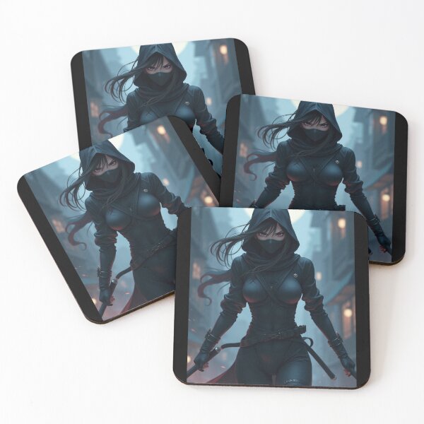 Item preview, Anime Female Assassin in The Street designed and sold by InkdGraphix.