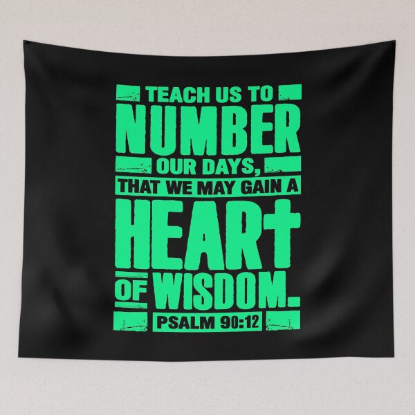 Item preview, Psalm 90:12 Teach Us To Number Our Days designed and sold by plushism.