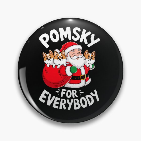 Item preview, Pomsky For Everybody Christmas Santa designed and sold by rafaeltto.