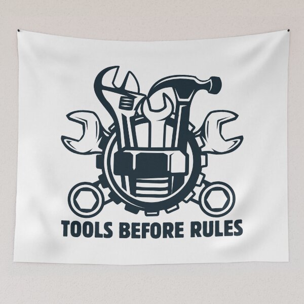 Item preview, Father motto: Create with Tools, Skip Rules designed and sold by CleanDecor.