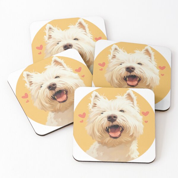 Item preview, Cute West Highland White Terrier designed and sold by SMARTKIT  DESIGNAGENCY.
