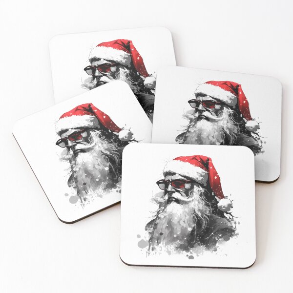 Item preview, Cool Santa Claus with Sunglasses – Stylish Christmas design for fashion & accessories Xmas designed and sold by MLArtifex.