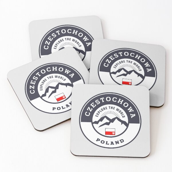 Item preview, Czestochowa Poland Black and White Crest designed and sold by World Designs.