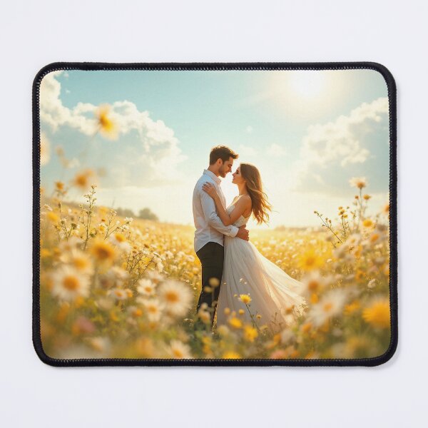 Item preview, A stunning 3D background of a couple dancing in a field of wildflowers, surrounded by sunlight and a gentle breeze, ideal for summer weddings and romantic celebrations. designed and sold by AlwaysHome.