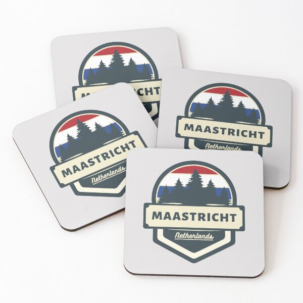 Item preview, Maastricht Netherlands Retro Vintage Badge designed and sold by World Designs.