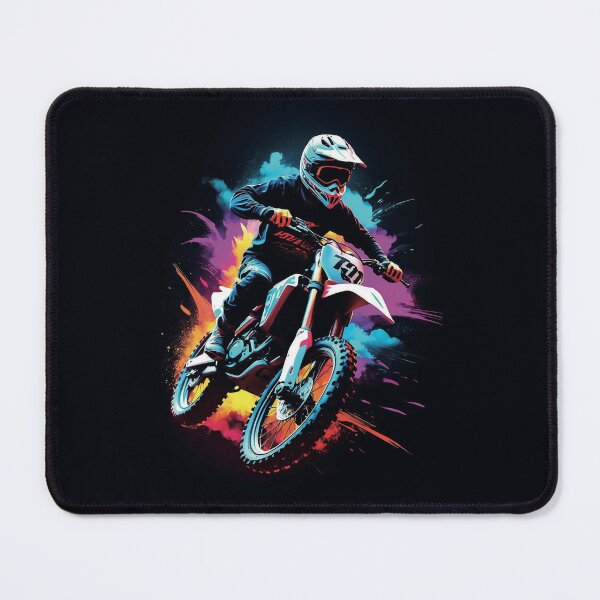 Item preview, White Motocross on the track designed and sold by Airod 07.