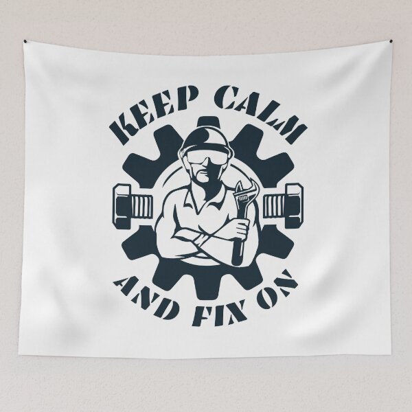 Item preview, Keep Calm, Fix Problems with Confidence designed and sold by CleanDecor.