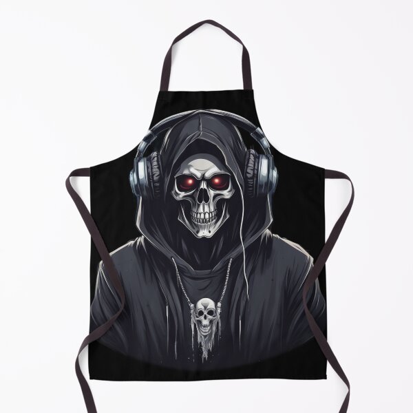 Item preview, DJ Skull, Glowing Eyes, Horror Anime, Headphones designed and sold by Burn-Ego.