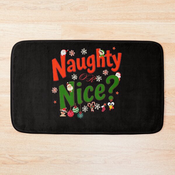 Item preview, Naughty or Nice? - Fun Christmas Holiday Shirt for Festive Spirit designed and sold by DigitalArtByNow.