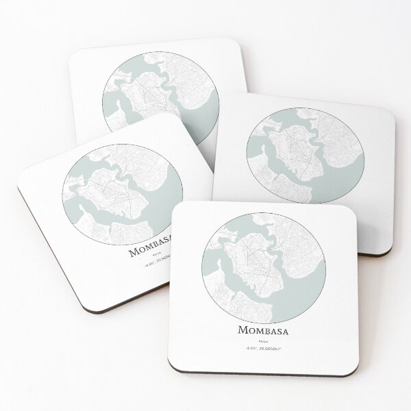 Item preview, Topography of Mombasa designed and sold by JohnnysHeath.