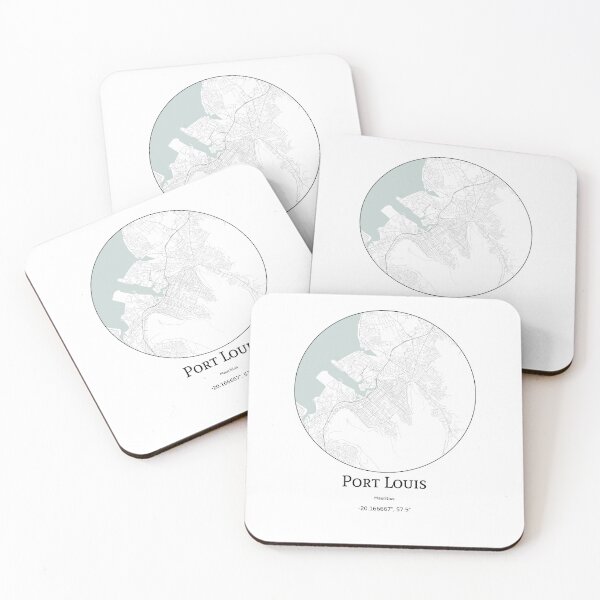 Item preview, Topography of Port Louis designed and sold by JohnnysHeath.