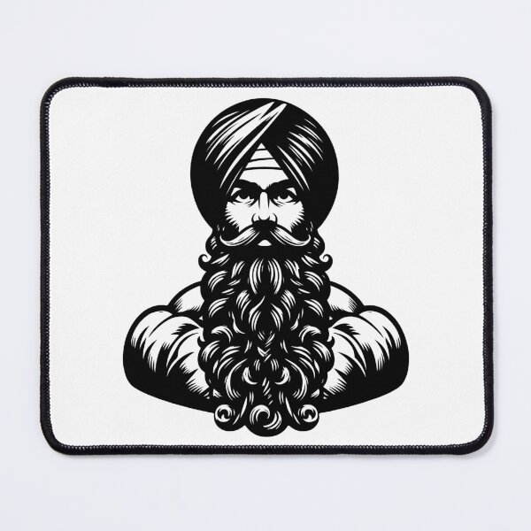 Item preview, The Royal Sikh Beard Singh designed and sold by angadveersingh.