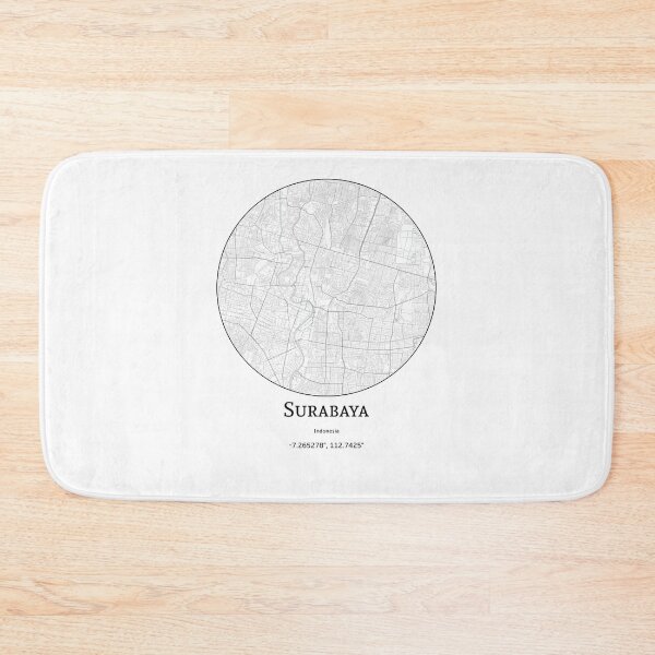 Item preview, Topography of Surabaya designed and sold by JohnnysHeath.