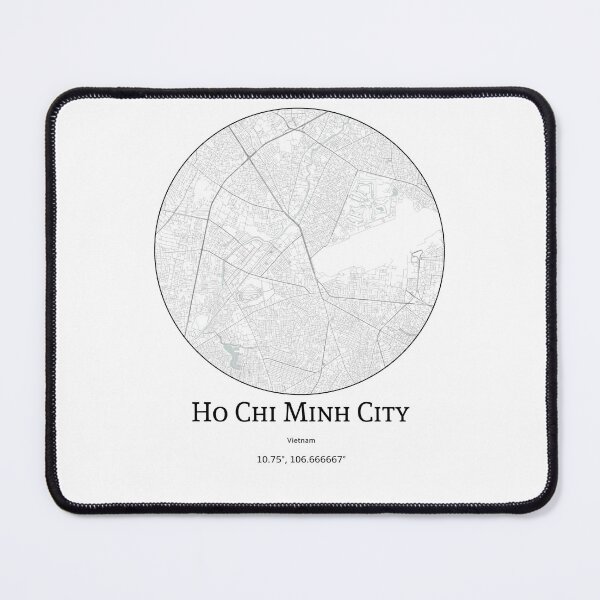 Item preview, Topography of Ho Chi Minh City designed and sold by JohnnysHeath.