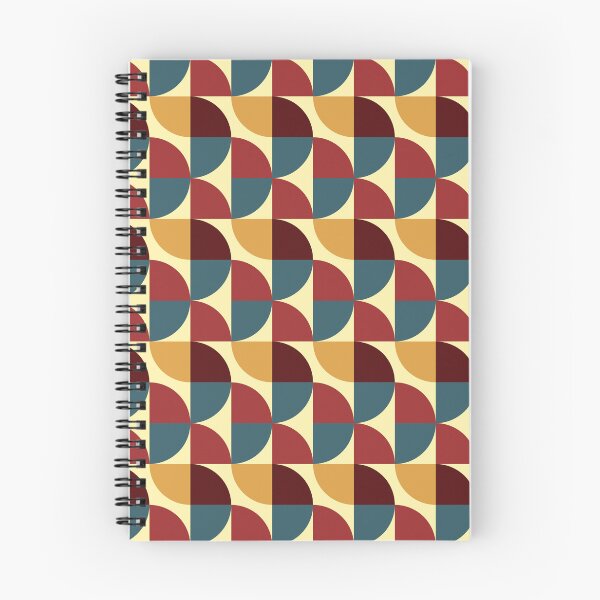 Item preview, Geometric rounded shapes retro inspired designed and sold by feelingfunky.