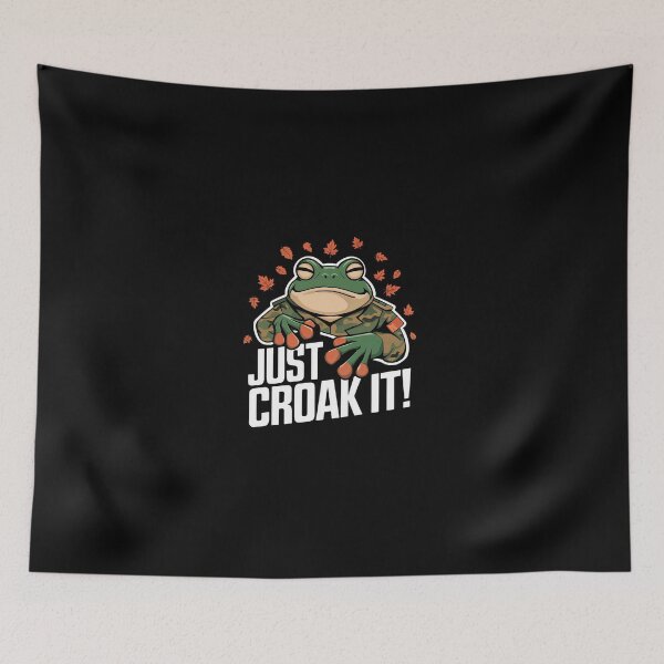 Item preview, I Love The Fall Of My Enemies - Just Croak It! - Funny Sarcastic Frog designed and sold by GRABAPSHOP.