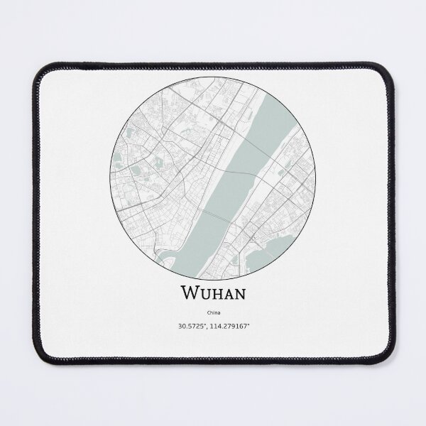 Item preview, Topography of Wuhan designed and sold by JohnnysHeath.