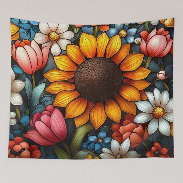 Item preview, Stained Glass of Garden of Colors designed and sold by Cozirlax.