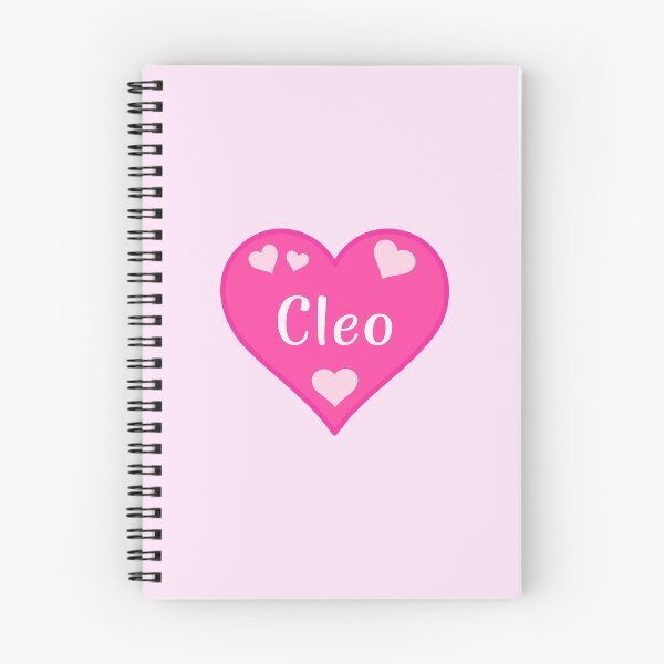 Item preview, Cleo Name Pink Heart  designed and sold by Jeallan Designs.