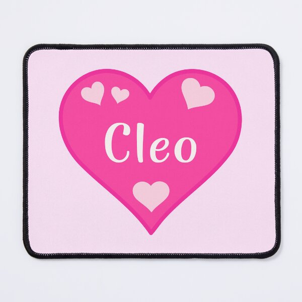 Item preview, Cleo Name Pink Heart  designed and sold by Jeallan Designs.