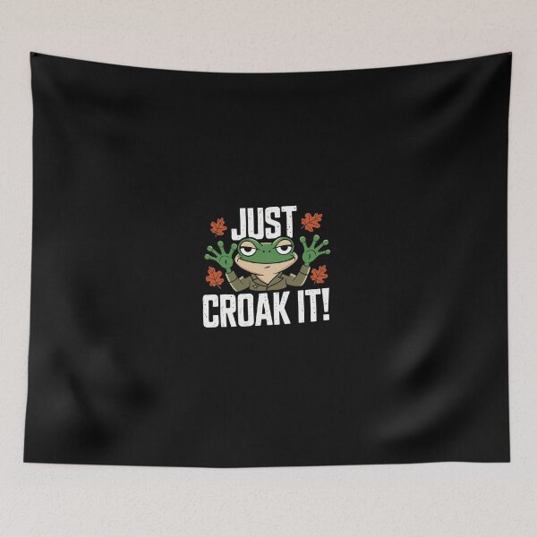 Item preview, I Love The Fall Of My Enemies - Just Croak It! - Funny Sarcastic Frog designed and sold by GRABAPSHOP.