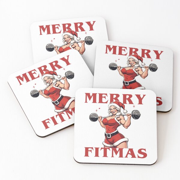 Item preview, Merry Fitmas Gym Miss Santa designed and sold by CyberArtistOne.