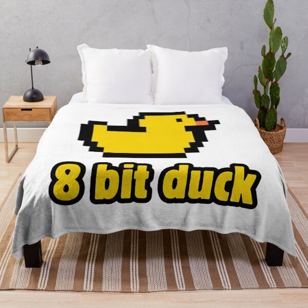 Aperçu de l'œuvre Motif rétro 8 bits de canard - Classique et mignon créée et vendue par CleanDecor.