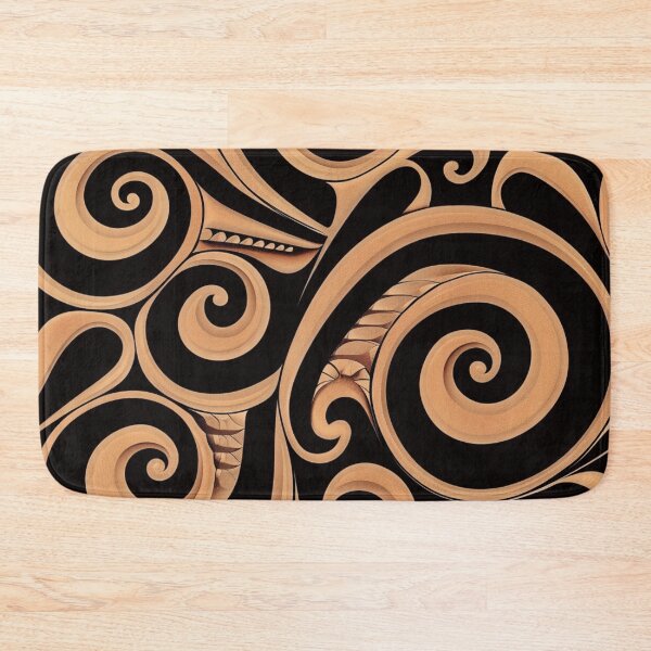 Item preview, New Zealand Māori Paua Pattern Koru Design 18 designed and sold by GrinGalore.