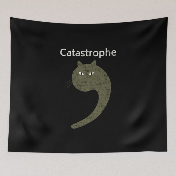 Item preview, Cat as apostrophe funny typography catastrophe designed and sold by peter2art.