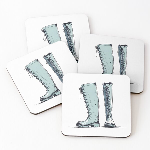 Item preview, Rain Boots Drawing Lace-up Boots Sketch designed and sold by Naturitude.