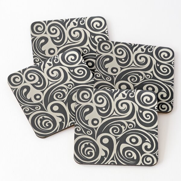 Item preview, New Zealand Māori Paua Pattern Koru Design 19 designed and sold by GrinGalore.