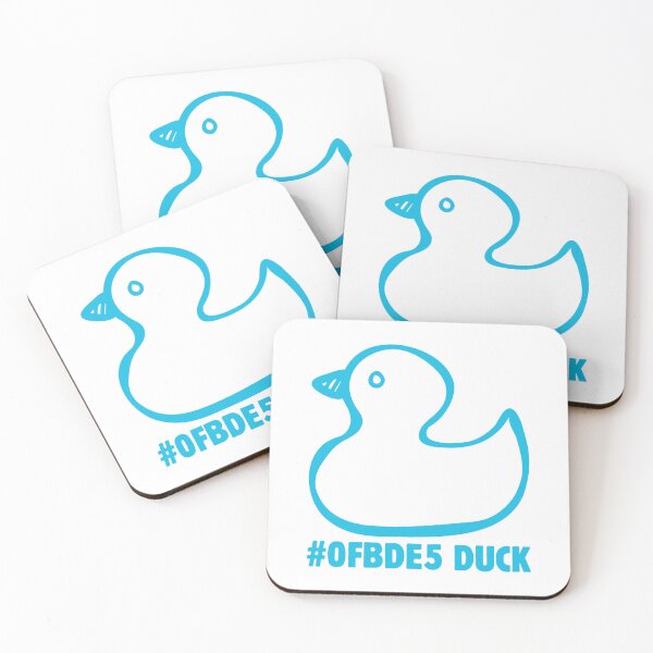 Item preview, Minimalist #0fBDE5 Duck - Cyan Hue Vibrant Design designed and sold by CleanDecor.