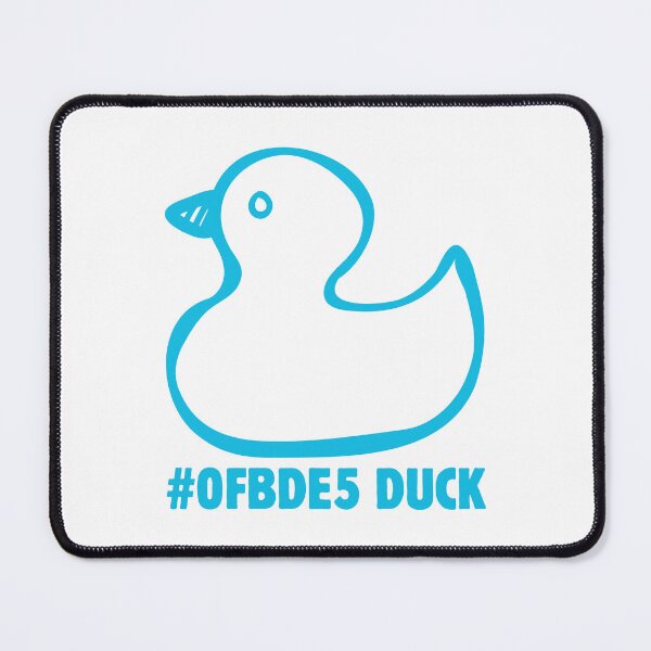Item preview, Minimalist #0fBDE5 Duck - Cyan Hue Vibrant Design designed and sold by CleanDecor.