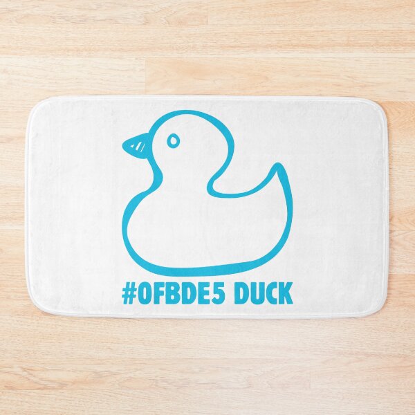 Item preview, Minimalist #0fBDE5 Duck - Cyan Hue Vibrant Design designed and sold by CleanDecor.