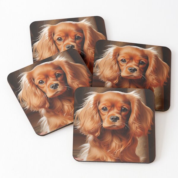 Item preview, Ruby Cavalier King Charles Spaniel designed and sold by PetsArt.