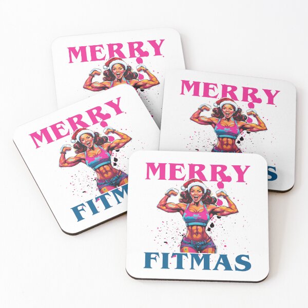 Item preview, Merry Fitmas Gym Miss Santa designed and sold by CyberArtistOne.